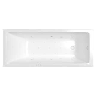 Гидромассажная ванна WHITECROSS Wave Slim 0111.160080.100.RELAX.WH 160x80 см Relax белый